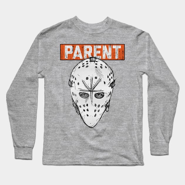 Bernie Parent New York I Facemask Long Sleeve T-Shirt by Erianna Bee